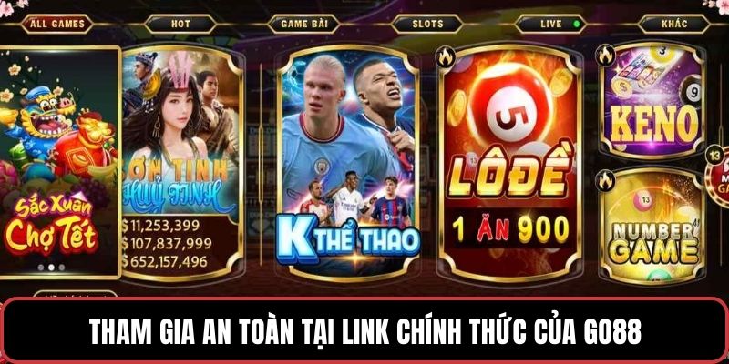 Tham gia an toàn tại link chính thức của GO88